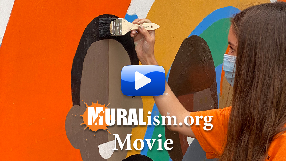 Inclusive community mural project by MURALISM: Empowering special needs artists